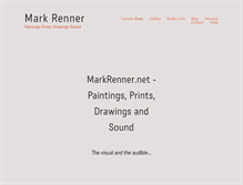 Tablet Screenshot of markrenner.net